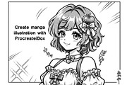 146 Manga Ink Procreate brushes, a Brush Add-On by ProcreateiBox (Thumbnail 2 of 13)