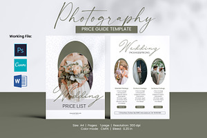 Wedding Photography Flyer, a Flyer Template by crazyOWL