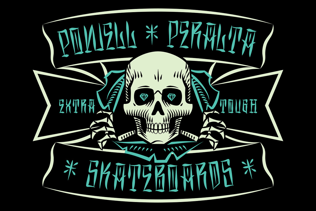 Locals Only Black Letter, a Blackletter Font by Price Foundry (Photo 8 of 10)