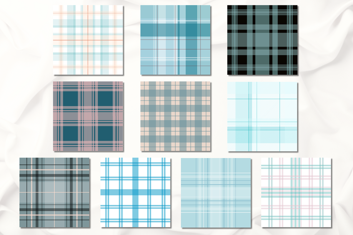 Plaid Tartan Seamless Pattern, a Pattern Graphic by wind mill (Photo 2 of 2)