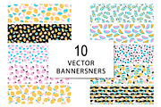 10 seamless summer patterns, banners, a Pattern Graphic by Olena Halahan (Thumbnail 9 of 9)