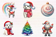 Sparkle Christmas Clipart, an Illustration by CreationArt (Thumbnail 6 of 7)