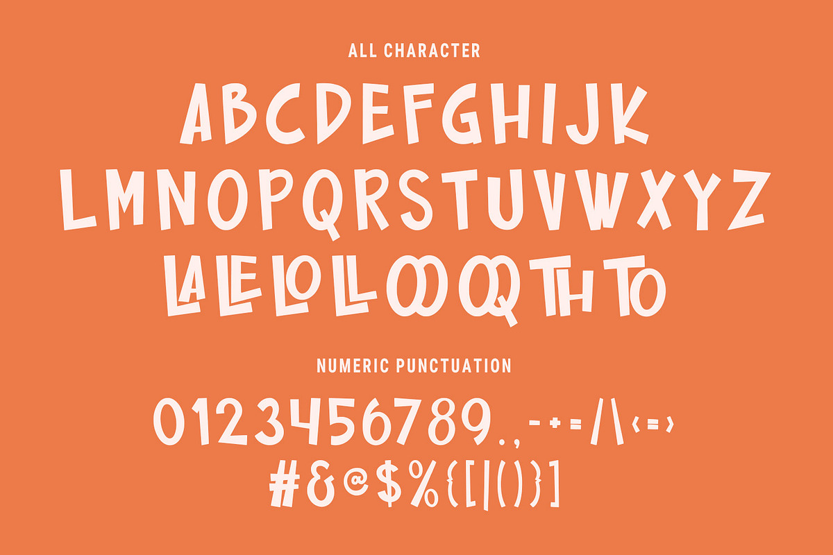 Ikuco Quirky Playful Display Font, a Sans Serif Font by Maulana Creative (Photo 3 of 7)