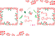 Watercolor christmas set, a Background Graphic by lycka (Thumbnail 2 of 4)