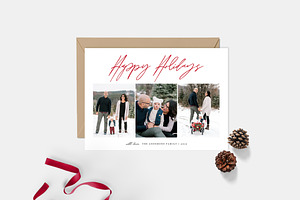 Christmas Card Template CD148