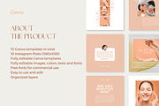 Skincare Canva Template, a Social Media Template by Moodwave Studio (Thumbnail 2 of 10)