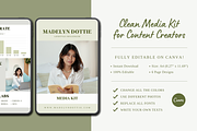 Clean Media Kit for Content Creators, a Print Template by The Little Lily Studio (Thumbnail 5 of 5)
