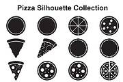Pizza Slice Silhouette Assortment, an Object Graphic by Designer_Momina (Thumbnail 1 of 3)