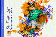 Ink Poster Art Photoshop Action, an Action Add-On by MRI STUDIO (Thumbnail 1 of 11)