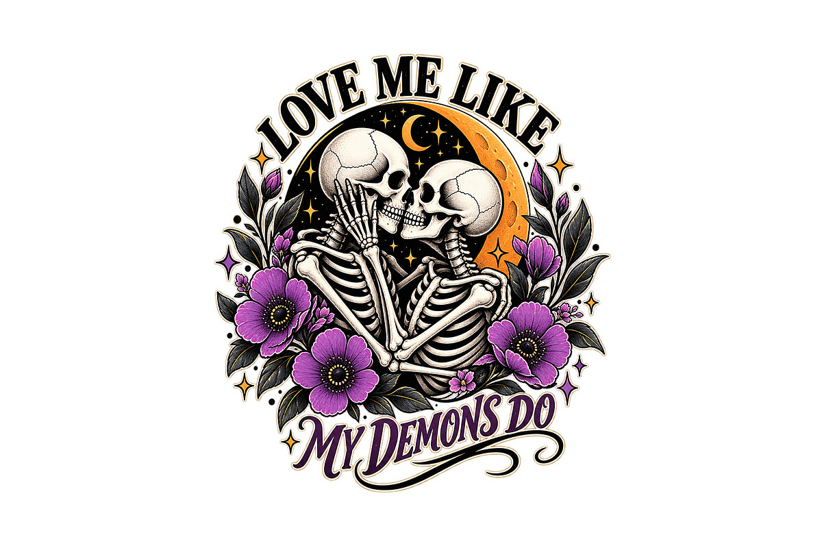 Love Me Like My Demons Do PNG, an Object Graphic by Star Graphic Design (Photo 1 of 4)