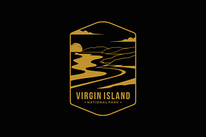 Virgin Islands National Park logo, a Branding & Logo Template by swarnstudio