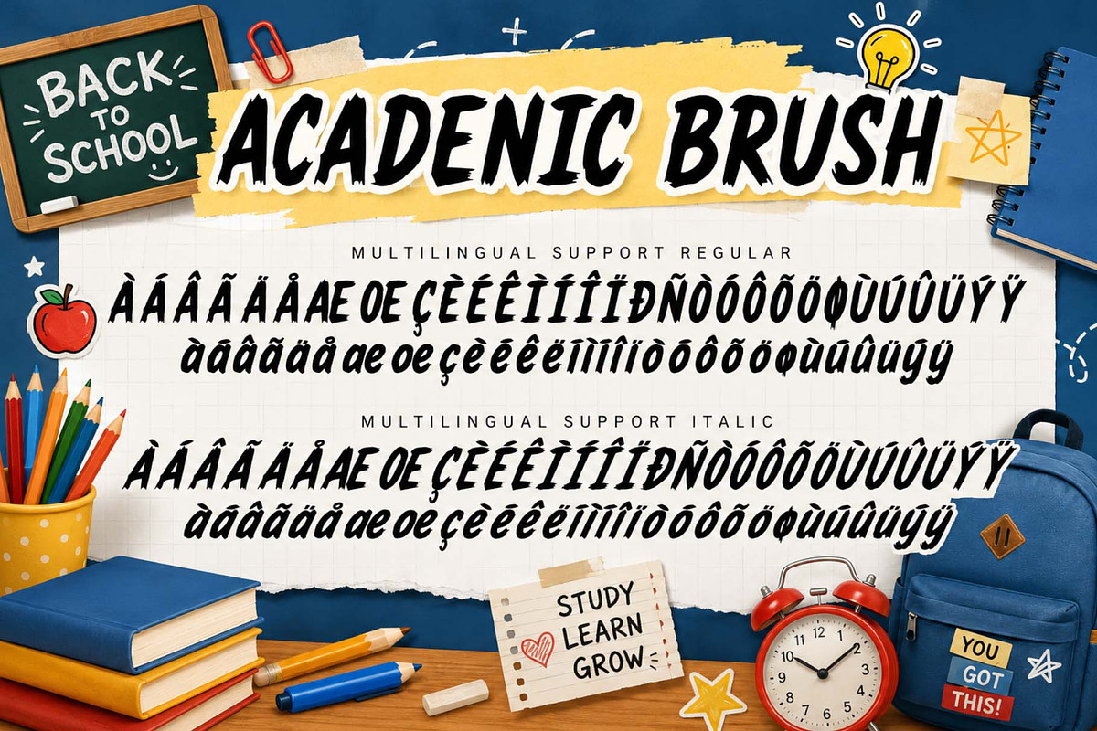 Academic Brush, a Brush Add-On by Yoga Letter (Photo 8 of 8)