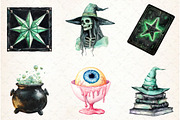 Pastel Halloween Clipart Bundle, an Illustration by Libby Wishes (Thumbnail 5 of 6)