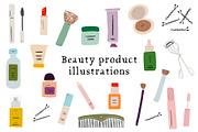 Beauty Product Illustrations, an Object Illustration by Olive & Lu Paper (Thumbnail 2 of 3)