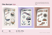 Good Word Zodiac Sticker Sheets, an Object Graphic by Jakayla Digital Co (Thumbnail 12 of 12)