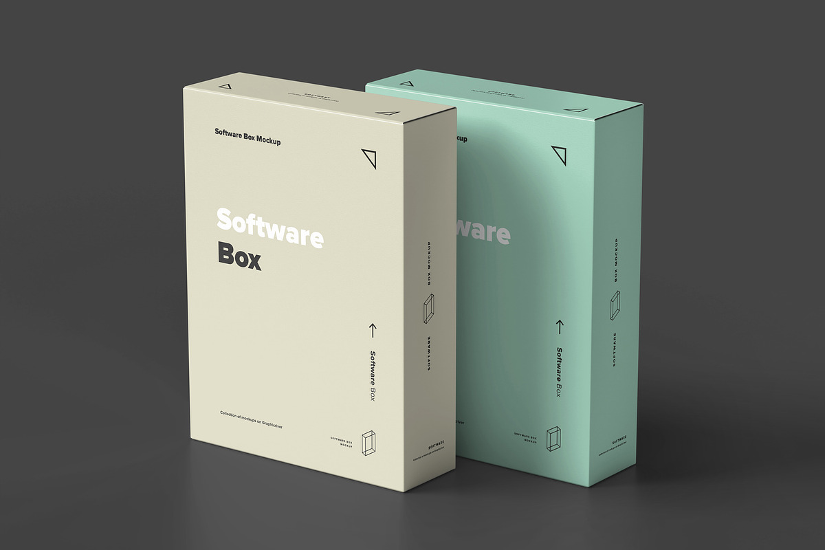 Software Box Mock-up 2, a Packaging Mockup by Yogurt86 (Photo 2 of 16)