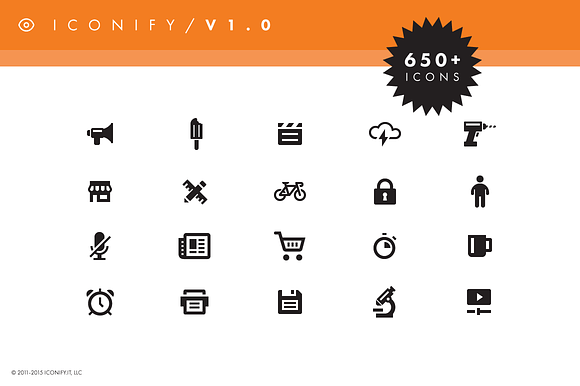 650 Icons Of Everyday Objects