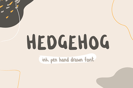 Hedgehog Hand Written Font