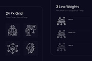 Futuristic Icon Art Set, an Outline Icon by Prosymbols (Thumbnail 5 of 7)