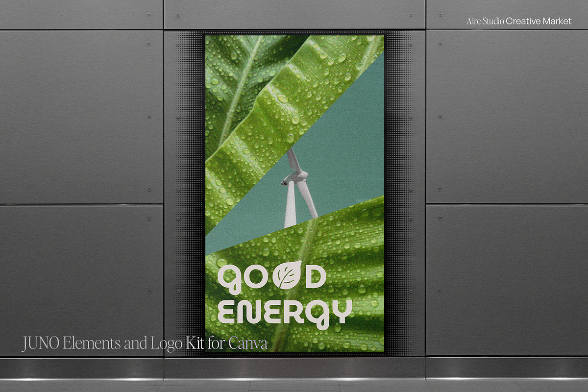 JUNO Logo Kit and Elements for Canva, a Branding & Logo Template by Aire Studio (Photo 8 of 10)
