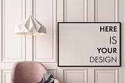 Mockups posters in the interior, a Household Mockup by FilL239 (Thumbnail 3 of 15)