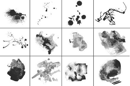 Ink, water color brushes set of 28