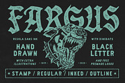 Fargus - Font Pack & Extras!, a Blackletter Font by IronbirdCreative (Thumbnail 1 of 12)