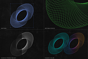 50 Wireframe Vector & PNG Shapes, an Object Graphic by Graphicdome (Thumbnail 7 of 14)