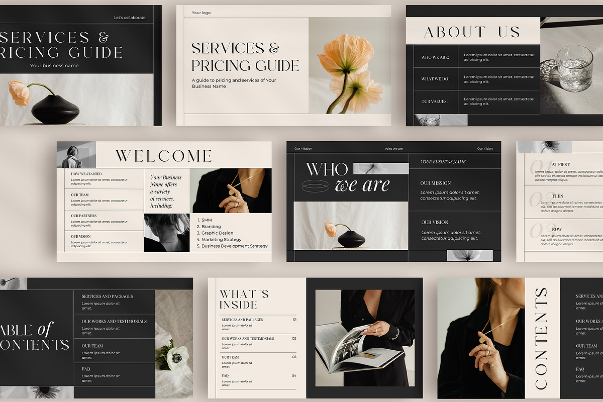 HUDSON Services and pricing guide, a Marketing Template by Amaré Creative (Photo 6 of 10)