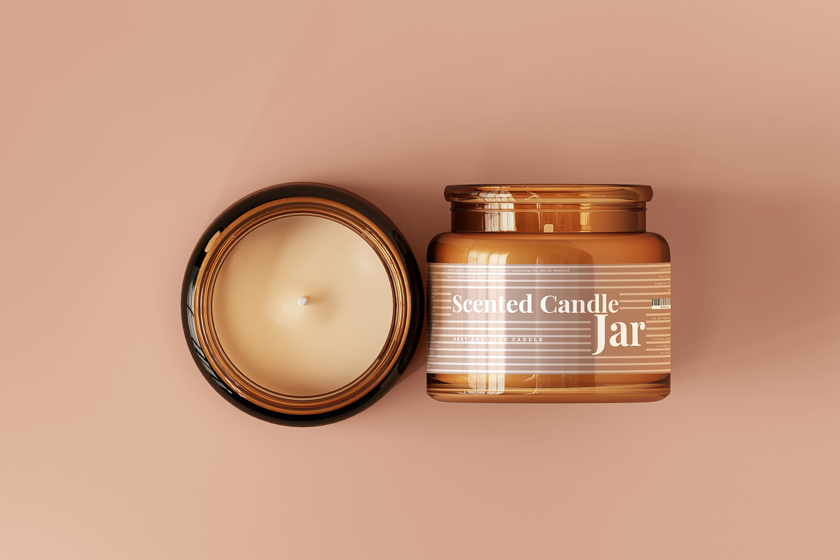 Amber Glass Candle Mockup Bundle, a Packaging Mockup by pmvch (Photo 91 of 135)