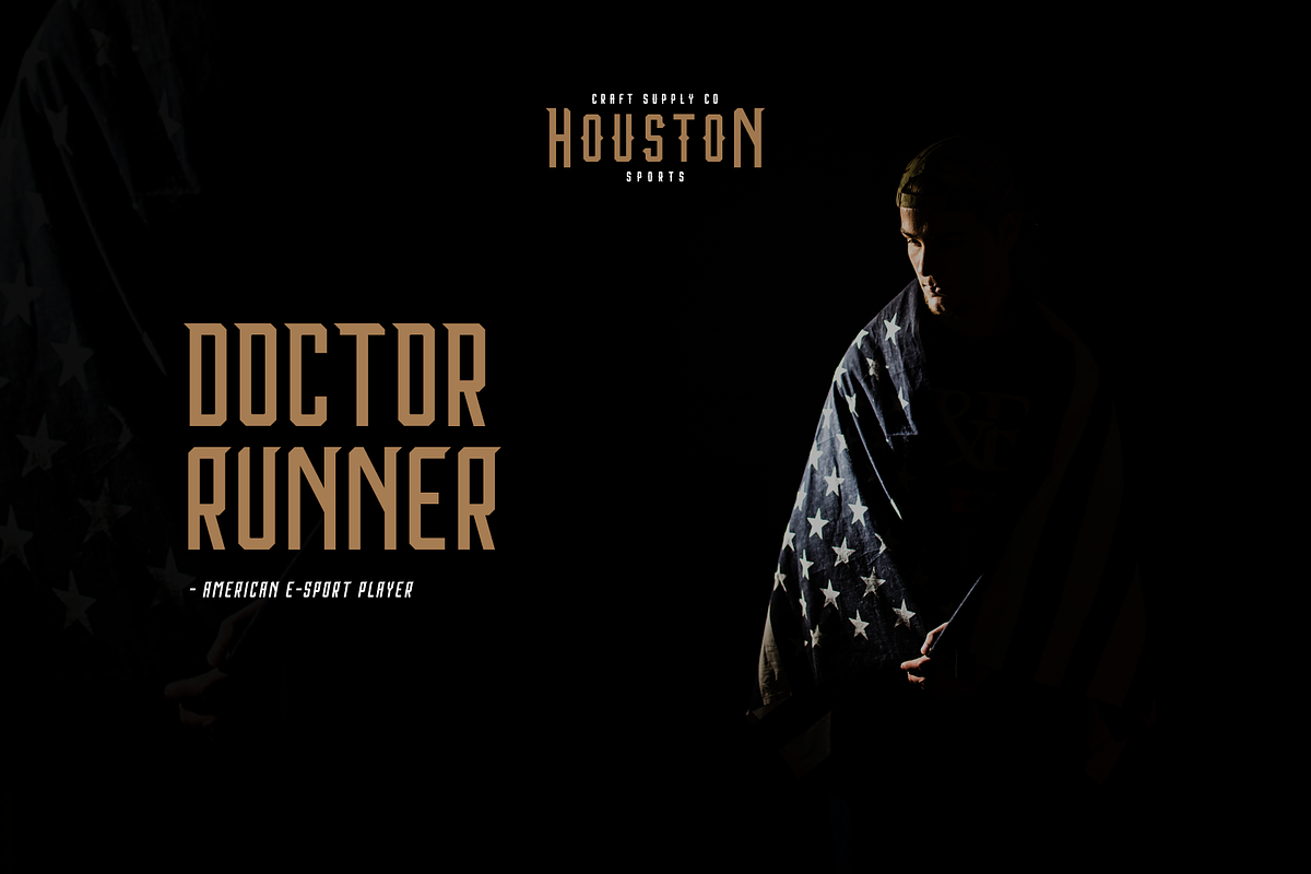Houston Sports Font Family preview 6