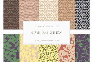 Botanical Silhouette Patterns