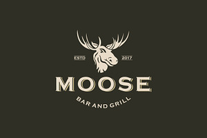 Moose Vintage Logo