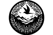 Nature & Wildlife Art Bundle, an Object Graphic by abu67222 (Thumbnail 7 of 13)