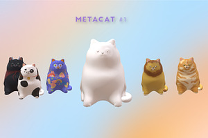 MetaCats 3D Models Procreate Brushes