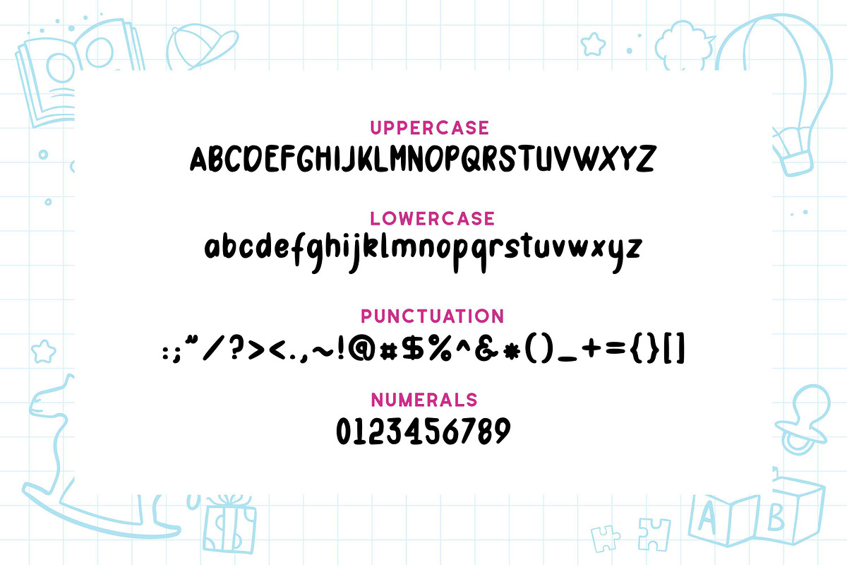Qimona - Playful Typeface preview 6