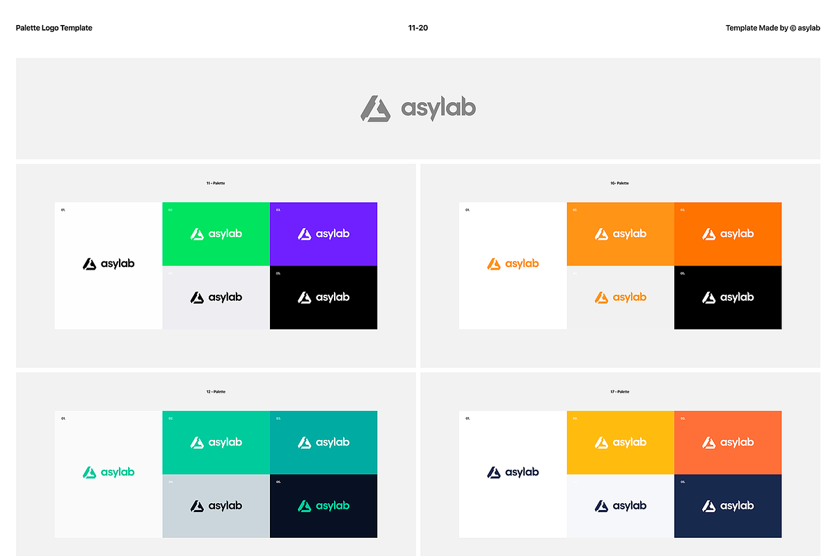 50 Palette Color Logo Mockup - PSD, a Product Mockup by Asylab (Photo 12 of 47)
