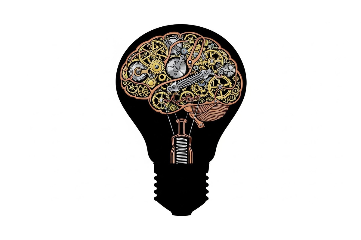 Creative Brain Light Bulb Bundle, an Object Illustration by Designs_River (Photo 13 of 29)