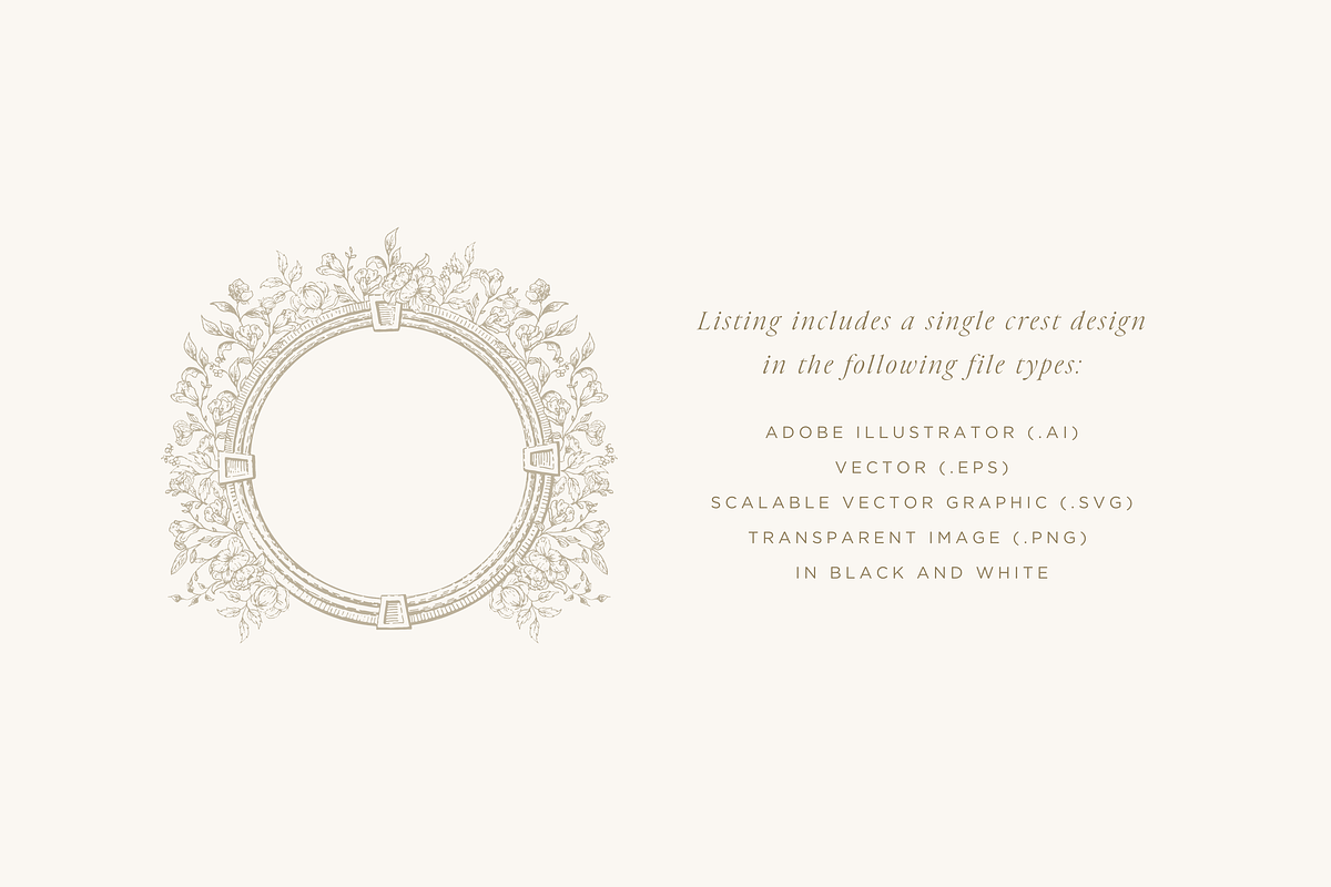 MADELINE | Luxury Wedding Crest, an Illustration by Loren Schmidt Studio (Photo 2 of 4)