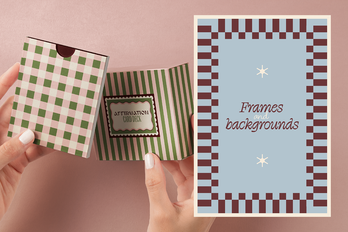 Vector frames and patterns, a Pattern Graphic by venimo (Photo 7 of 14)