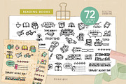 Doodle Drawing Books Library, an Illustration by NDesigns (Thumbnail 3 of 4)
