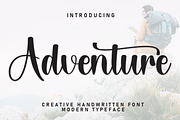 Adventure | Script Font, a Handwritten Font by Scratchones (Thumbnail 1 of 9)