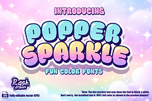 POPPER SPARKLE, SVG Color Font