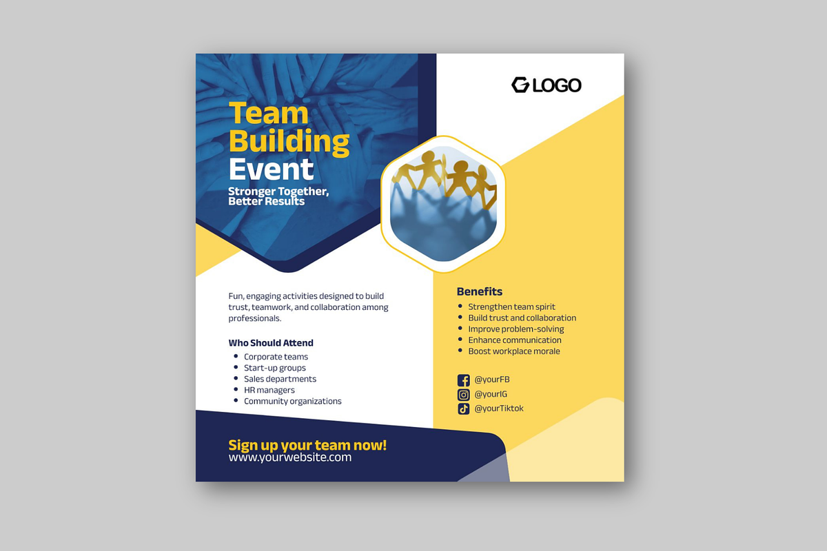 Team Building Event Flyer preview 4
