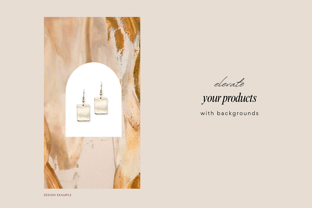 Cream Gold Hand Painted Textures, a Background Graphic by eclosque (Photo 18 of 32)