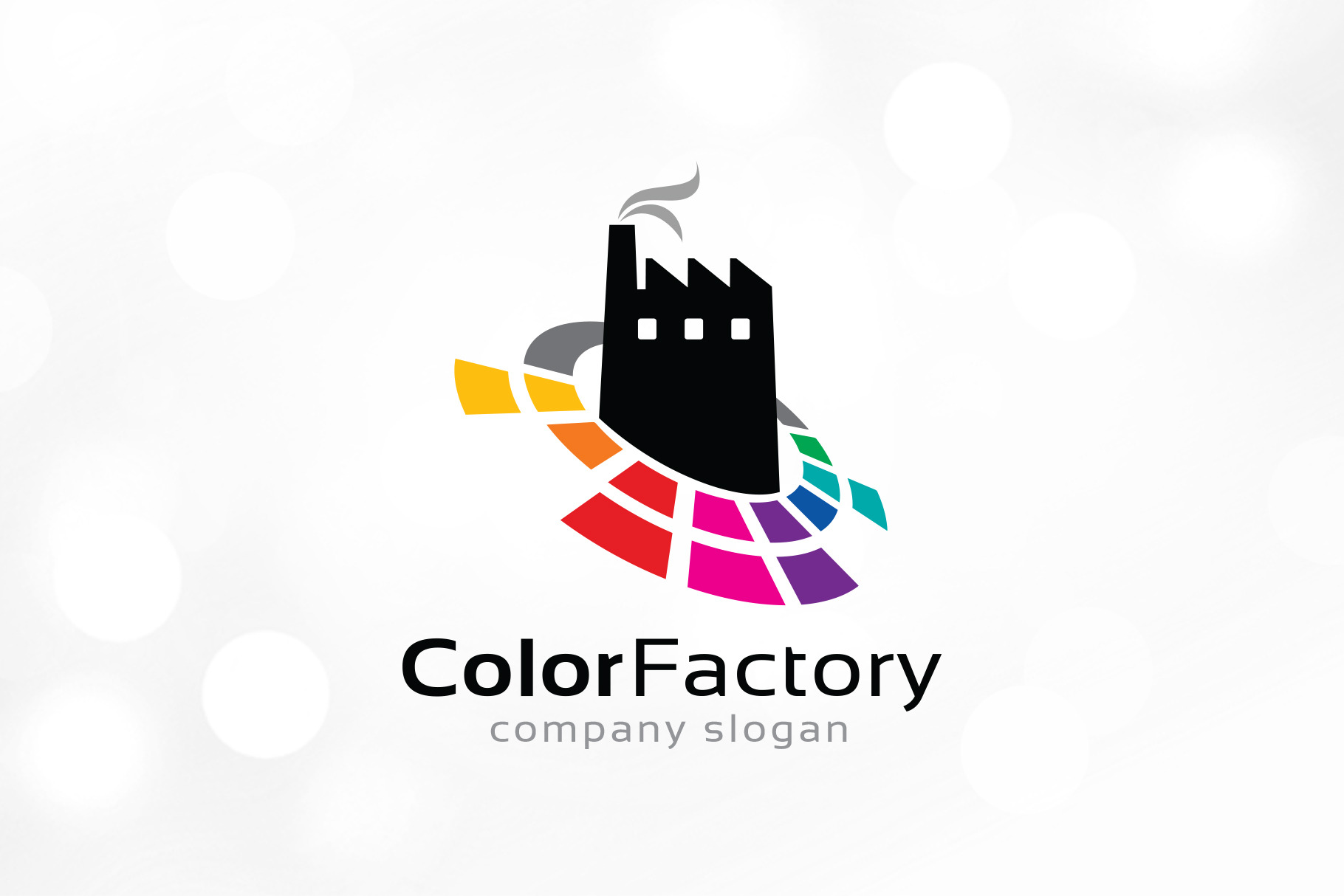 Color Factory Logo Template, a Branding & Logo Template by gunaonedesign