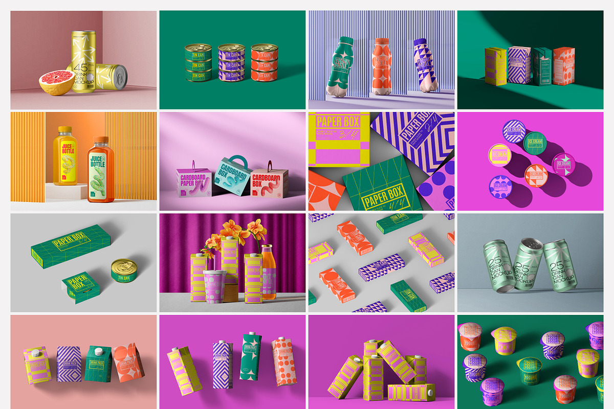 Mockup packaging set - part 2, a Packaging Mockup by Creatoom (Photo 12 of 12)
