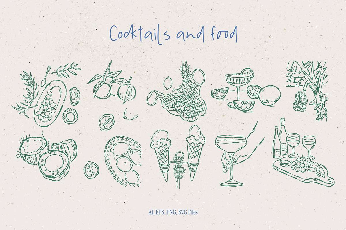Mediterranean Vacation Illustrations, an Object Graphic by DesignThatMatters (Photo 11 of 12)
