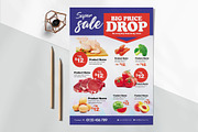 Supermarket Grocery Flyer Template, a Flyer Template by jobnabru (Thumbnail 2 of 2)