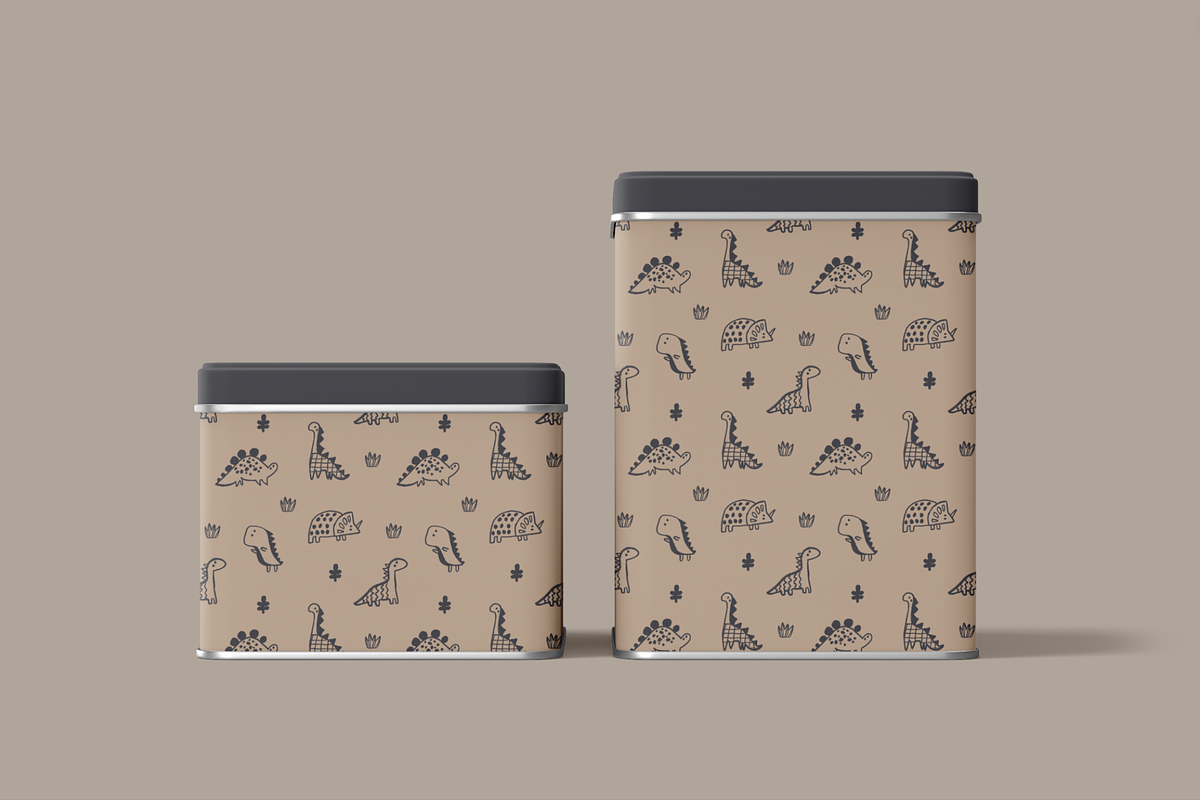 Cute Dinosaures Seamless Pattern, a Pattern Graphic by Marketello Studio (Photo 11 of 11)